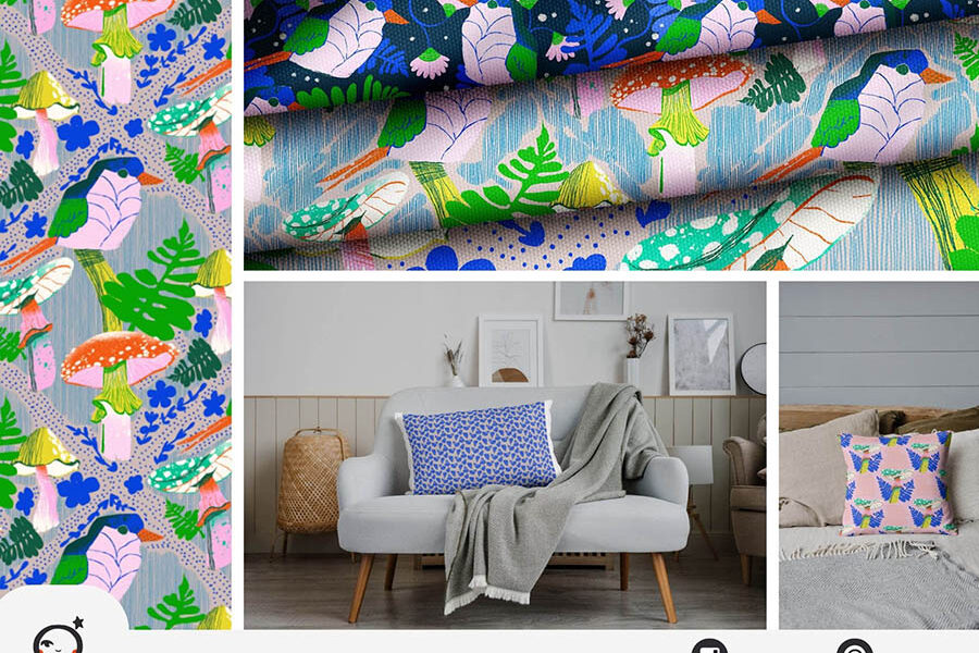 Bright Bird & Mushrooms Sell Sheet 1