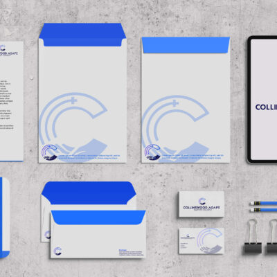 collinswood agape baptist church collateral mockup